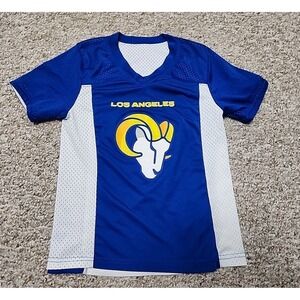 Los Angeles Rams Flag Football Jersey Reversible Youth Small NFL Play Official